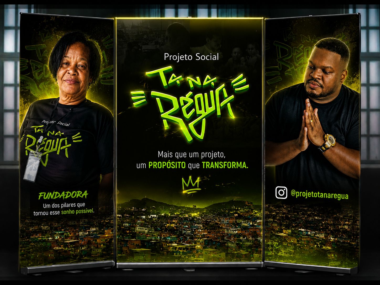 Banner Projeto Social Ta na Regua — mais que um projeto, um propósito que transforma